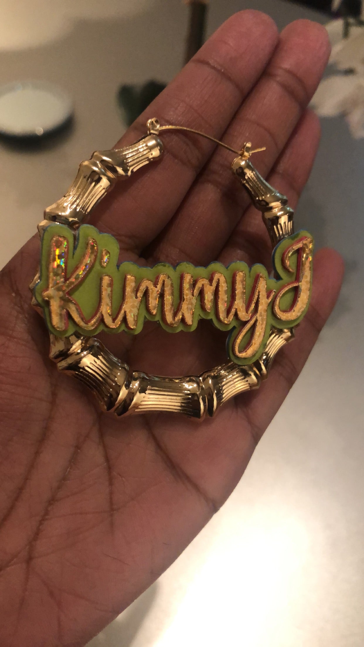 Custom Bamboo Earrings